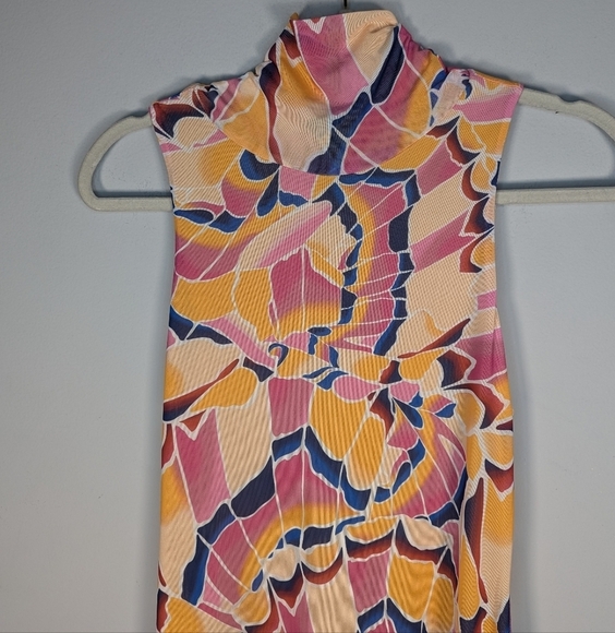 NWT AFRM sleeveless mock neck bodycon maxi dress size womans medium - Picture 3 of 5